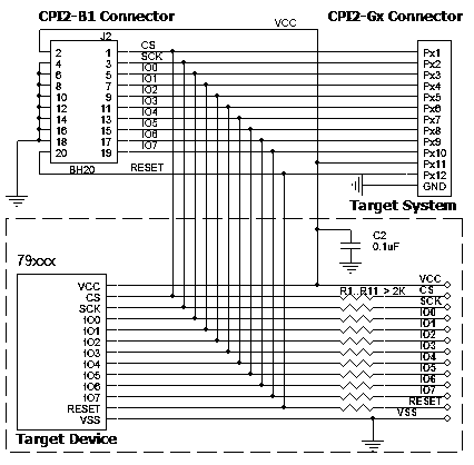 Connection for the 79xxx devices