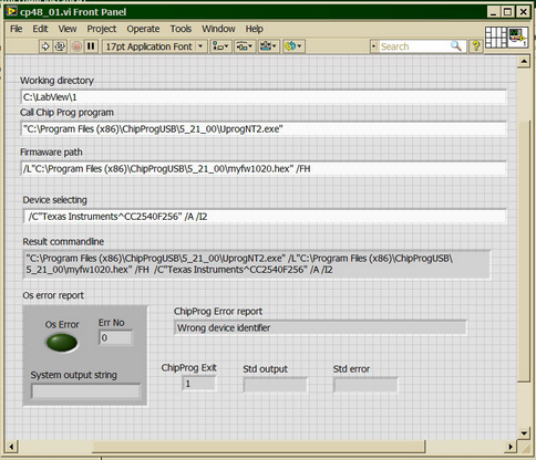 Execute Command Line Arguments from LabVIEW - NI